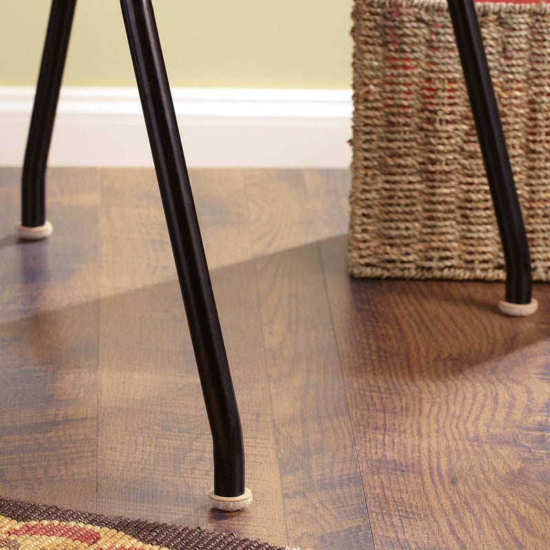 Super Sliders 20 Pack - 1"" Round Formed Felt Furniture Sliders for Hardwood, Tile & Laminate Floors - Secure Grip Floor Protectors & Noise Reducing Pads, Oatmeal Beige - Image 5
